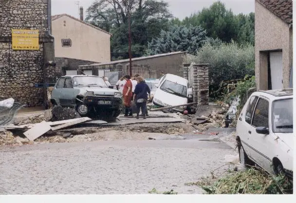 Rue de Garonne éventrée