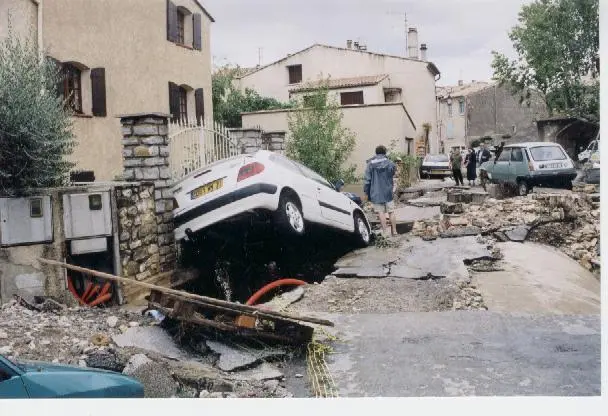 Rue de Garonne éventrée