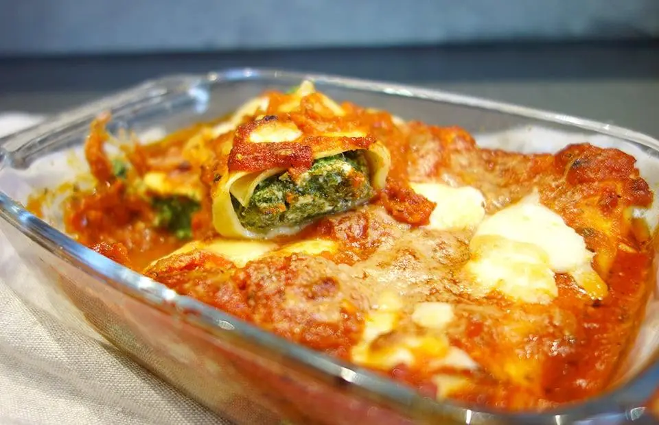 Cannelloni brocciu épinards