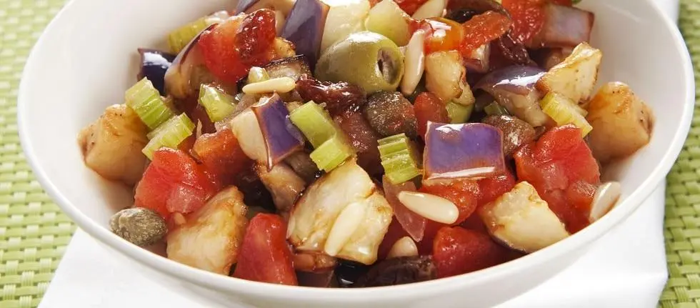 Caponata d&rsquo;aubergines