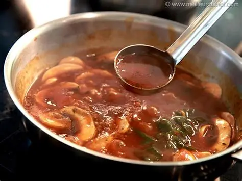Fond de veau lié