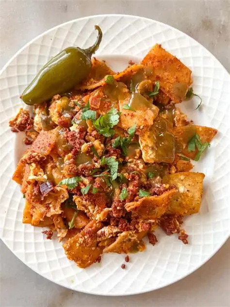 Migas au chorizo et à la ventrèche